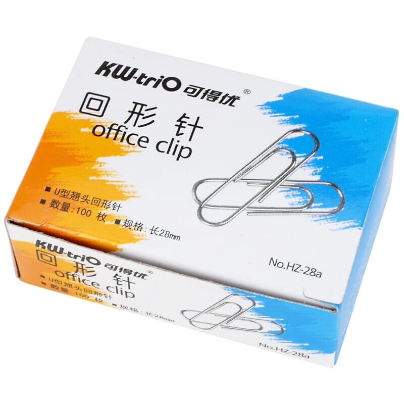 可得优 HZ-28a 回形针 100枚 （单位：盒）