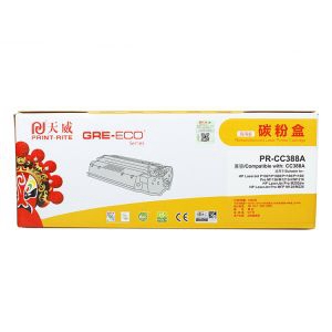 天威（PrintRite） CC388A 墨粉盒 1500页 （单位：个） 适用惠普P1108 M126a P1106 黑色