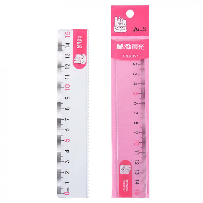 晨光（M&G） ARL96127 直尺 15cm （单位：把）  颜色随机