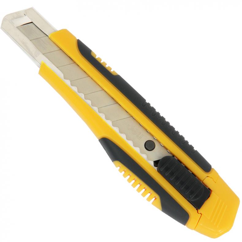 得力（deli） 2047 美工刀 18mm（单位：把） 黄色