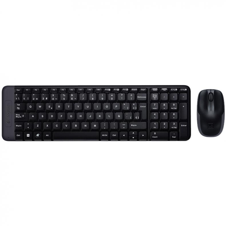 罗技（Logitech） MK220 无线键鼠套装 2.4GHz （单位：套）  黑色