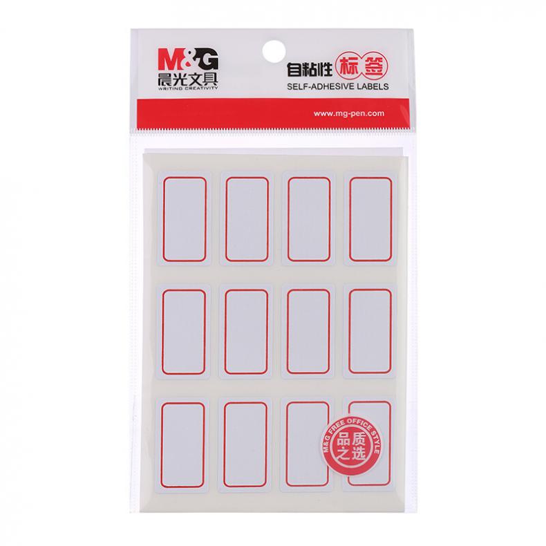 晨光（M&G） YT-14 12枚*10 自粘性标签贴（单位：包） 红色