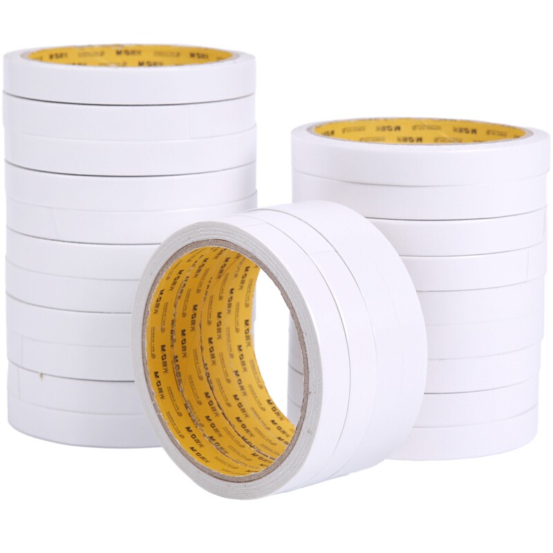 晨光（M&G） AJD97349 棉纸双面胶带 2卷/袋 （单位：袋） 白色