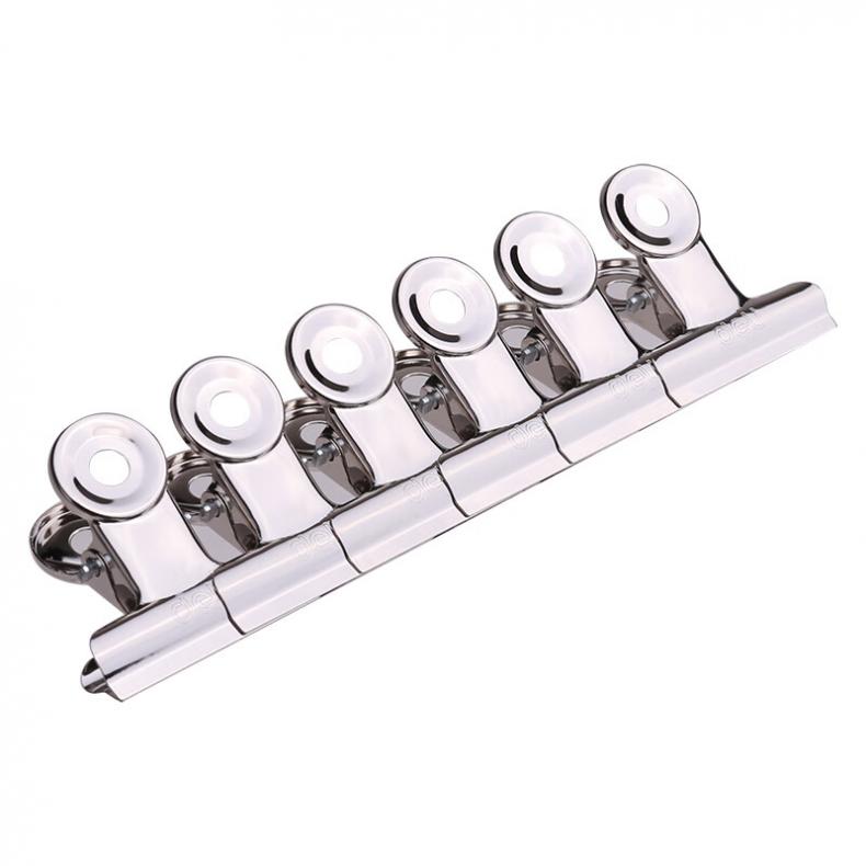 得力（deli） 9525 圆形票据夹 29mm 6只/包 （单位：包）  Null