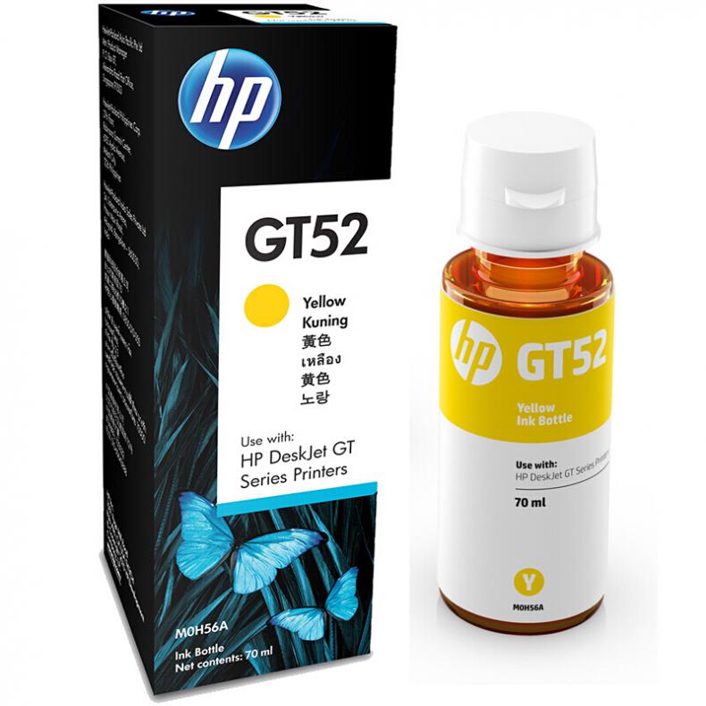 惠普 GT52 墨水 70ml（单位：个） 黄色