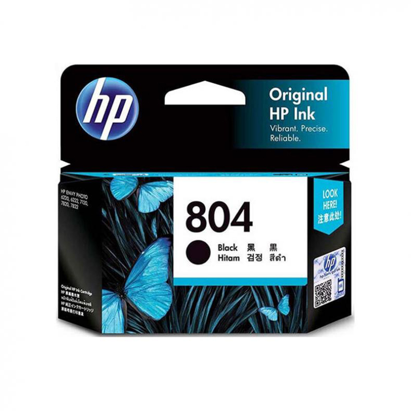 惠普(HP) 打印机墨盒 T6N10AA 804 黑色