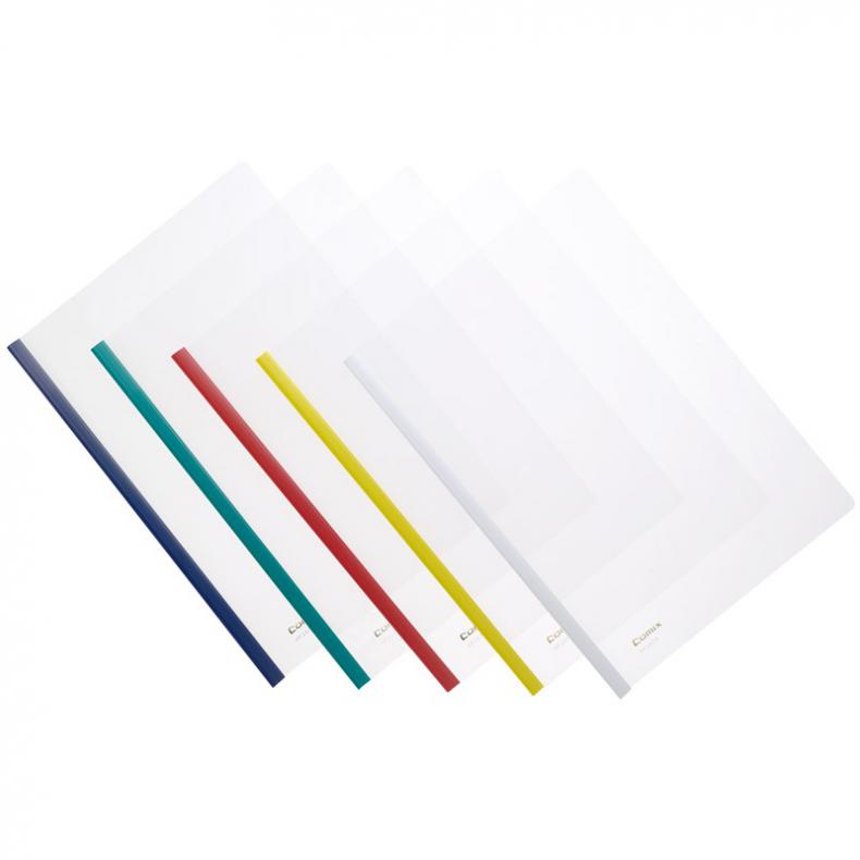 齐心（Comix） HF287A 彩色抽杆报告夹 A4 5个/套 （单位：套）  Null