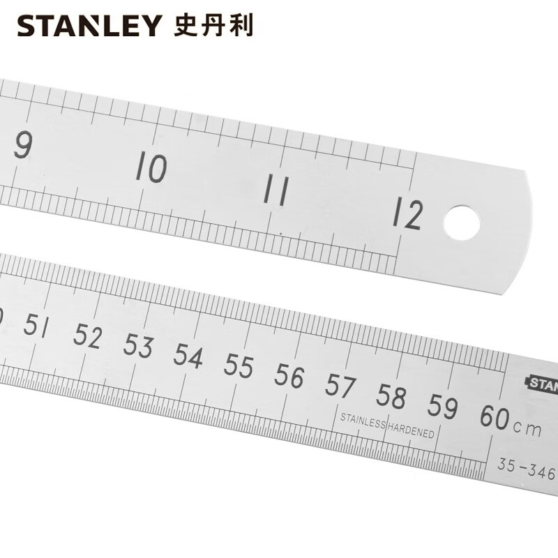 史丹利（Stanley） 35-346-23 不锈钢直尺 600mm （单位：把）