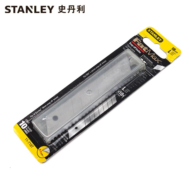 史丹利（Stanley） 11-718T-11C FatMax专业级美工刀刀片 （单位：盒）