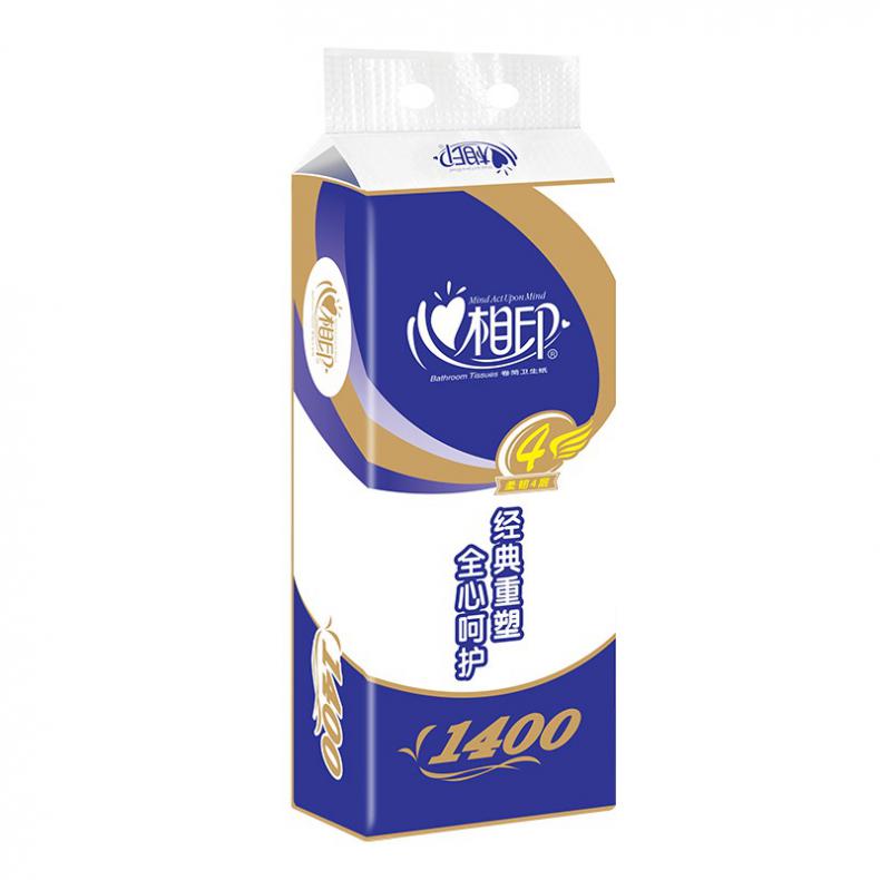 心相印 BT910 心柔系列卷纸 4层140g 10卷/提（单位：提）