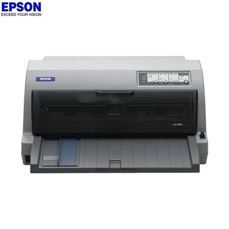爱普生（EPSON） LQ-690K 平推票据针式打印机 106列 （单位：台） 灰色