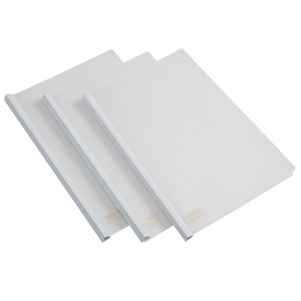 齐心（Comix） Q312 大容量抽杆式报告夹 A4 60张 （单位：个） 白色