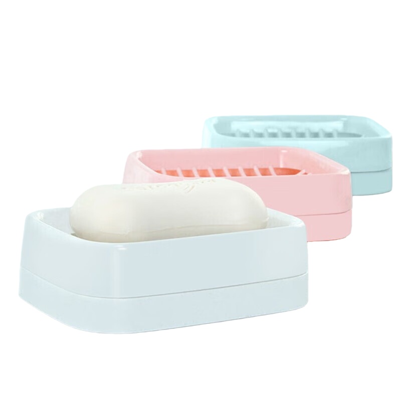 茶花（CHAHUA） 2213 香皂盒 13*9.4*4cm （单位：个） 颜色随机