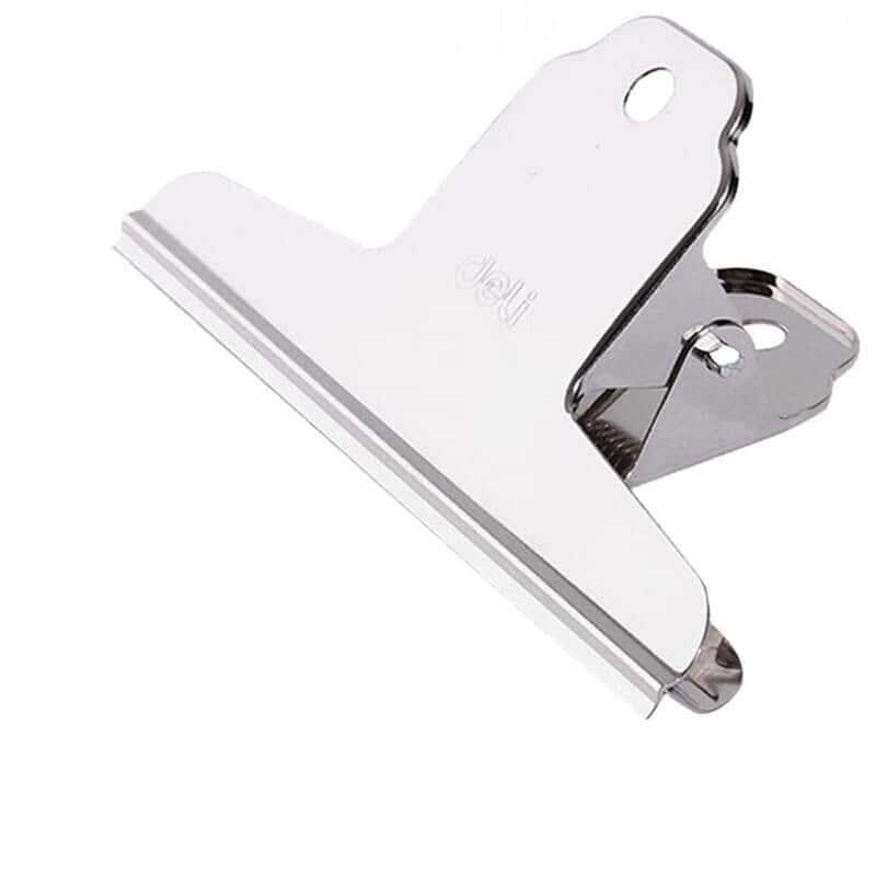 得力(Deli) 山形票据夹 9531 145mm 1袋4个