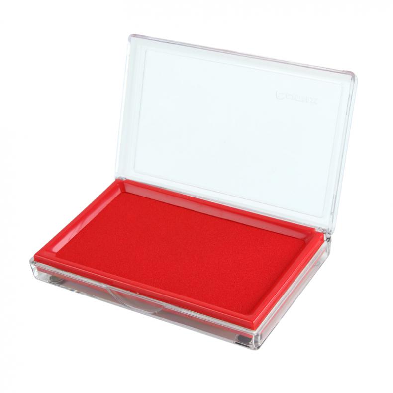 齐心 B3720 快干印台 135mm 红色