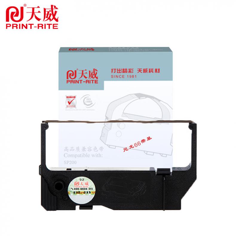天威（PrintRite） SP200 色带 专业装 3m*12.7mm 左扭 （单位：个） 适用于STAR-SP200-3m 12.7mm-紫左扭架 紫色