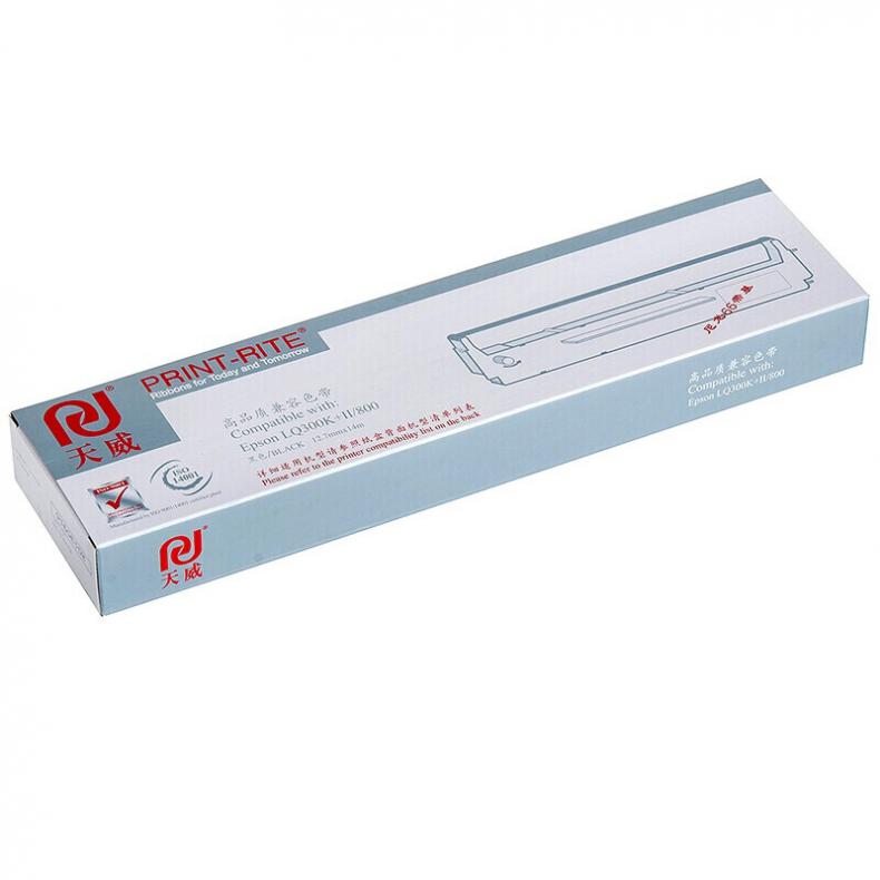天威（PrintRite） LQ300K 色带架 14M带芯 右扭 （单位：个） 适用于爱普生LQ300K II LQ800 300K 黑色
