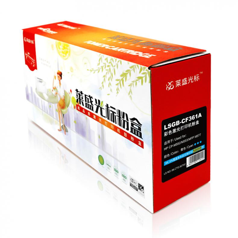 莱盛光标 LSGB-CF361A 粉盒 5000页 （单位：支） 适用于HP CP-M552/M553 M577 蓝色