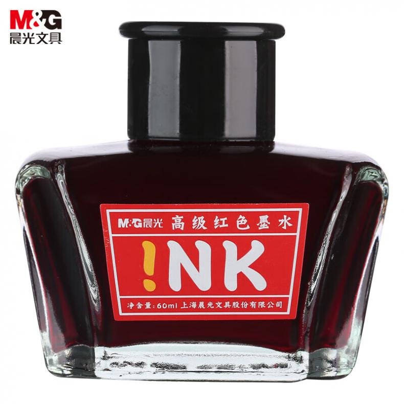 晨光（M&G） AICW9001 墨水 60ml （单位：瓶）  红色