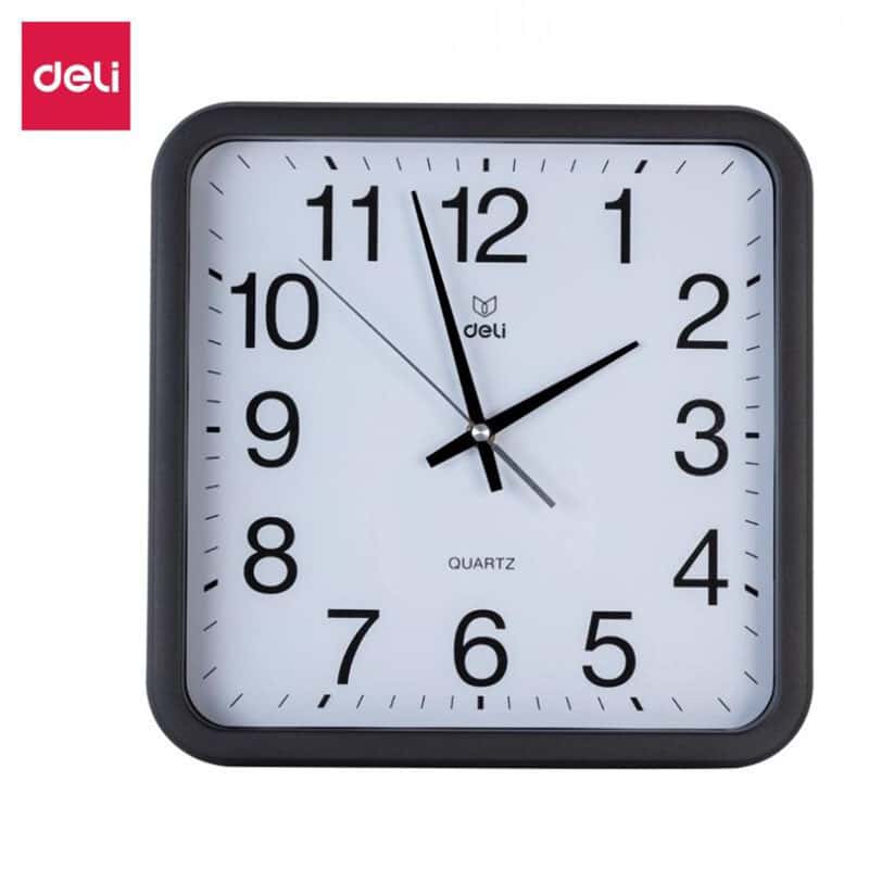 得力(deli) 8832挂钟 黑色