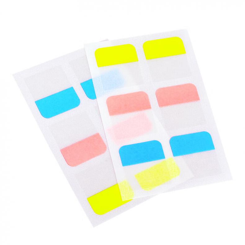 得力（deli） 25903 索引标签 28*25mm/枚 48枚/包 （单位：包）  混色