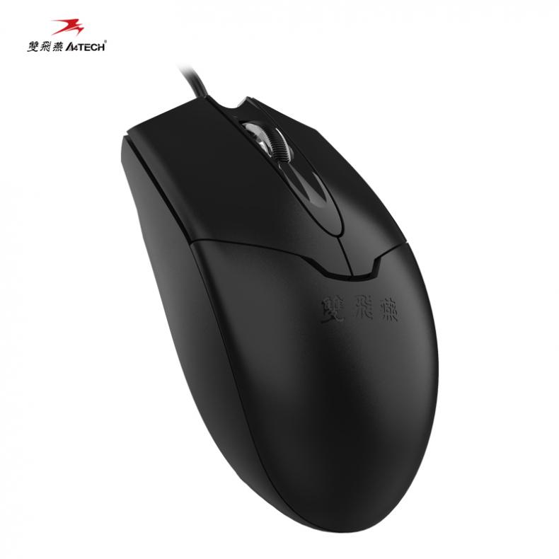 双飞燕（A4TECH） OP-550NU 鼠标 1200DPI （单位：个）  黑色