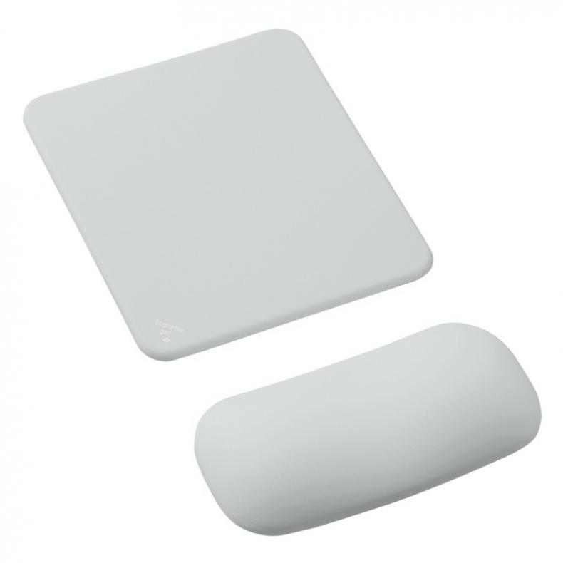 山业 MPD-GEL25GY 鼠标垫腕托套装 鼠标垫4.5mm 腕托20mm （单位：个）  灰色