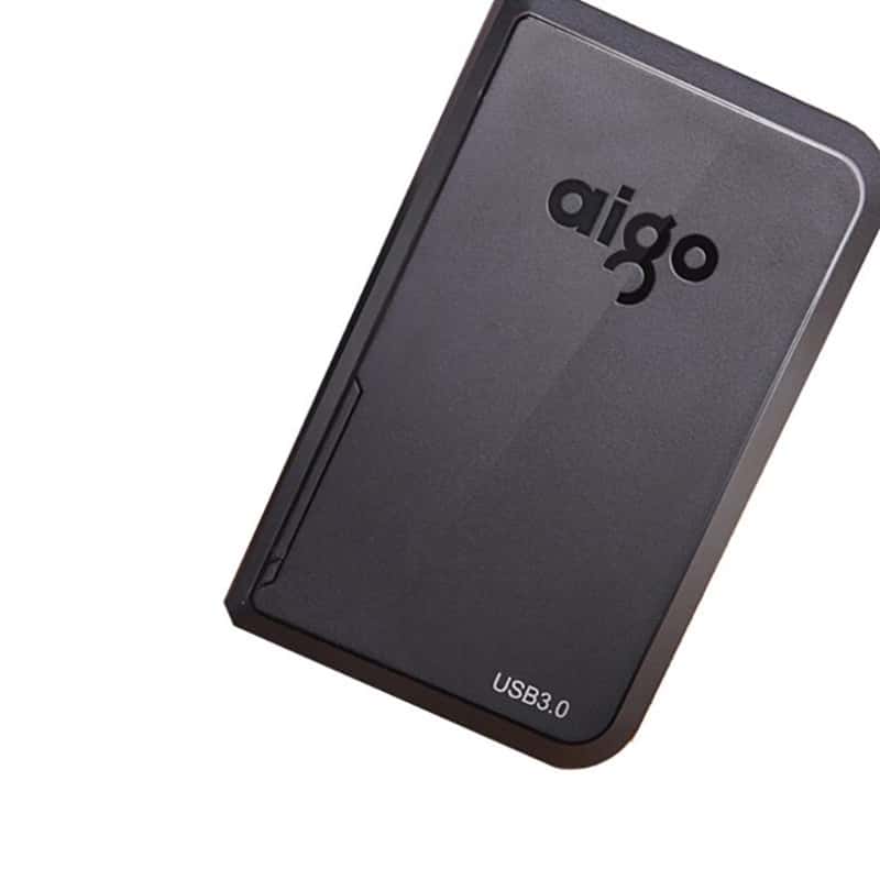 爱国者（aigo） HD806 移动硬盘 4TB 2.5寸 USB3.0 （单位：个） 黑色