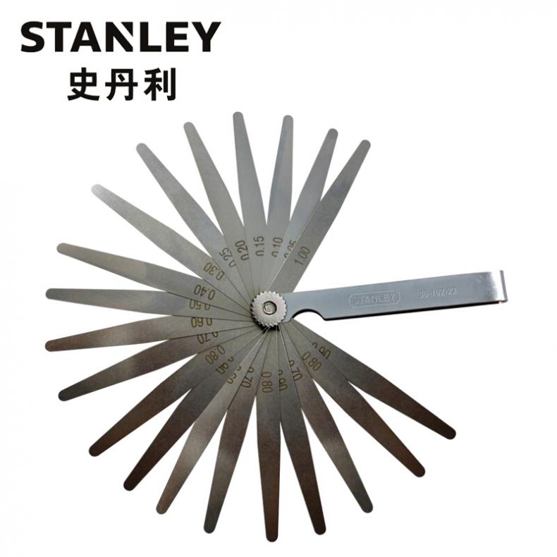 史丹利(Stanley) 36-162-1-23 20件装公制塞尺0.05-1mm