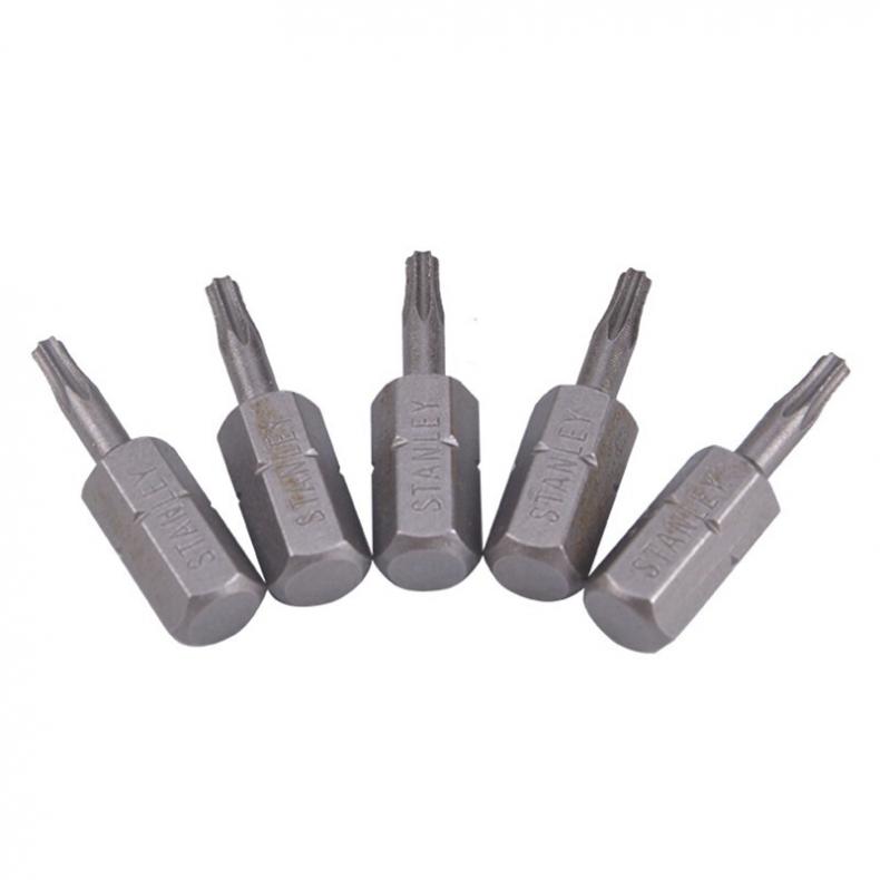 史丹利(Stanley) 63-057T-23 6.3MM系列花形旋具头T25x50mm(x10)