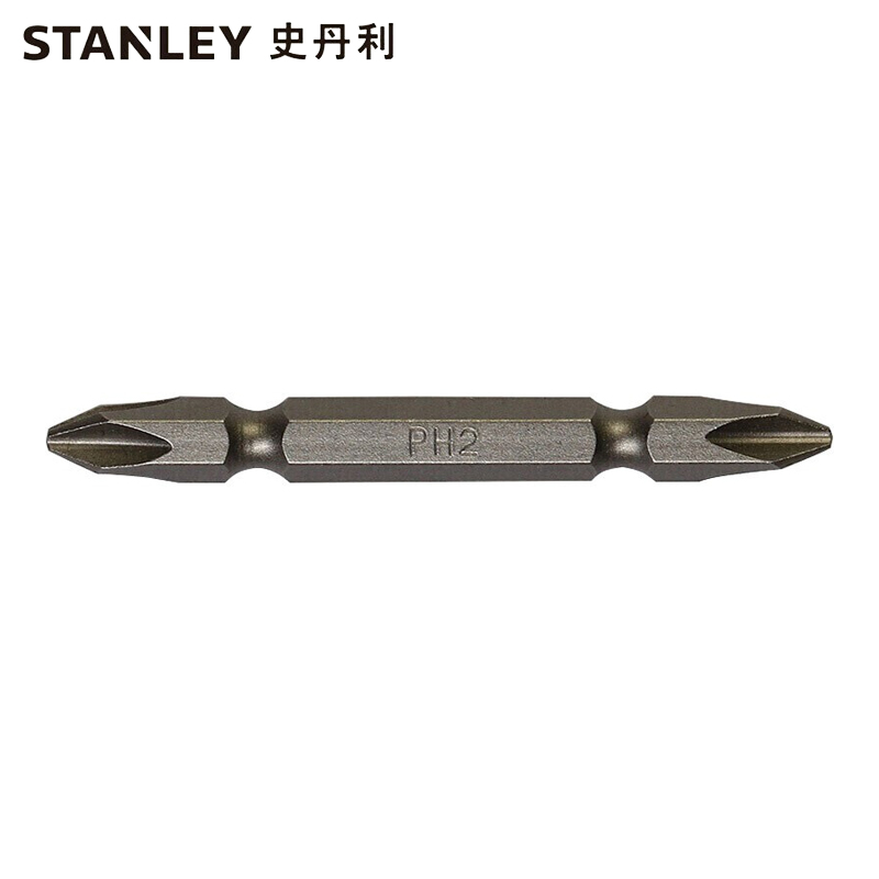 史丹利（Stanley） 63-102HH-23 6.3MM系列双头旋具头PH2-PH2x65mm(x50) （单位：盒）