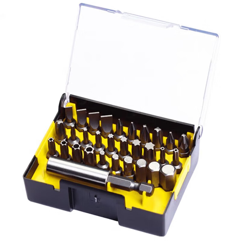 史丹利(Stanley) 63-401-23 31件6.3MM系列旋具头和快脱磁性接杆组套A