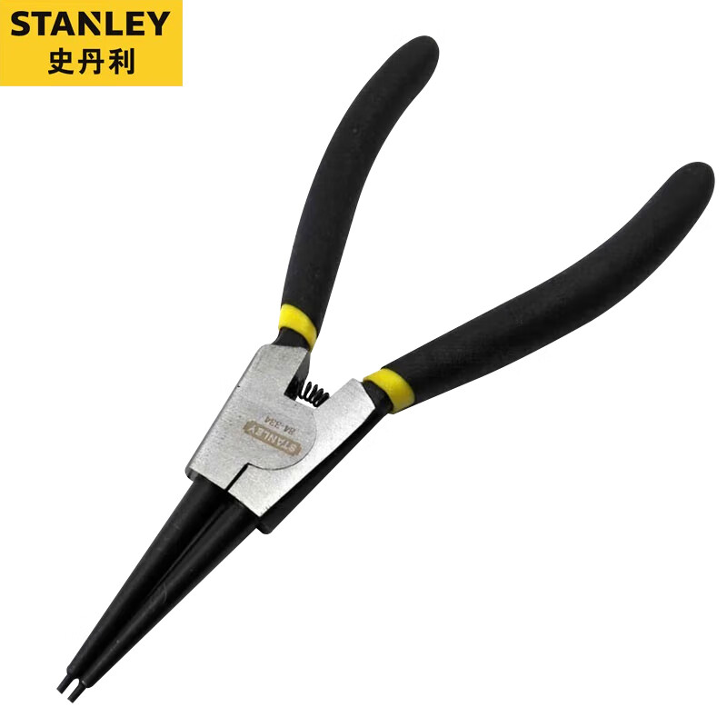 史丹利(Stanley) 德式轴用直嘴卡簧钳13" 84-337-23