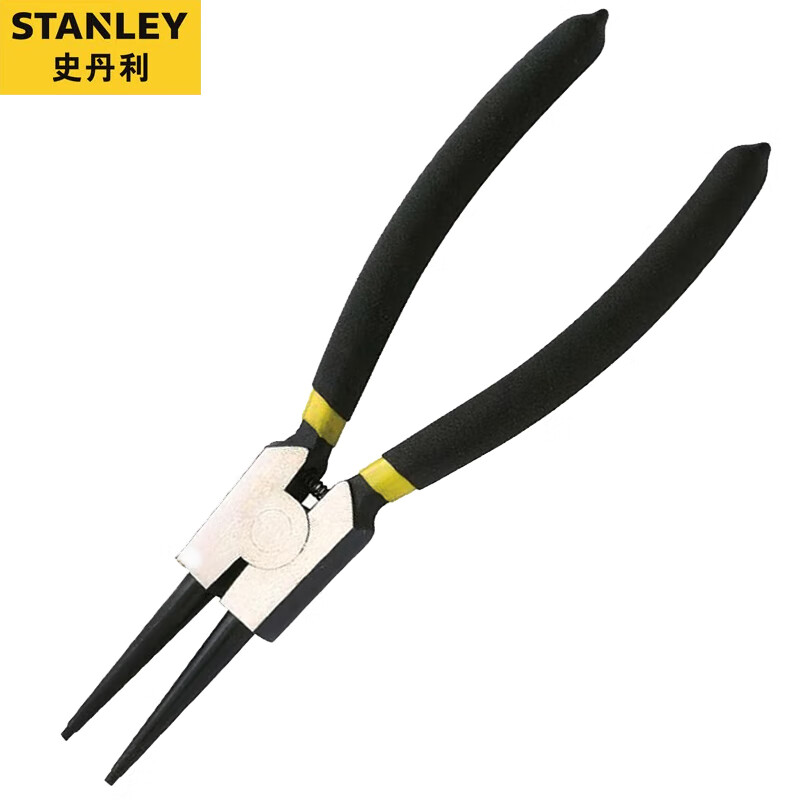 史丹利(Stanley) 德式孔用直嘴卡簧钳9" 84-364-23