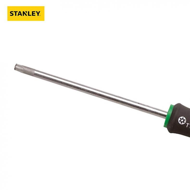 史丹利(Stanley) 65-396-14 三色柄中孔花形螺丝批TT20x100mm