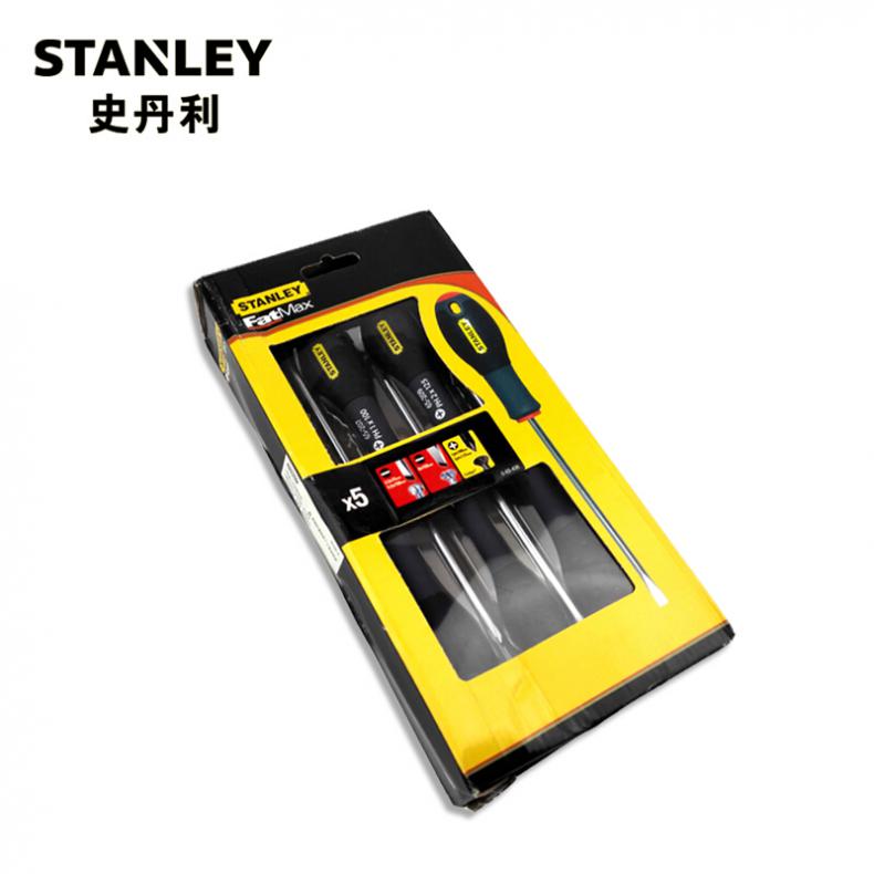 史丹利(Stanley) 65-436-14 5件套三色柄螺丝批