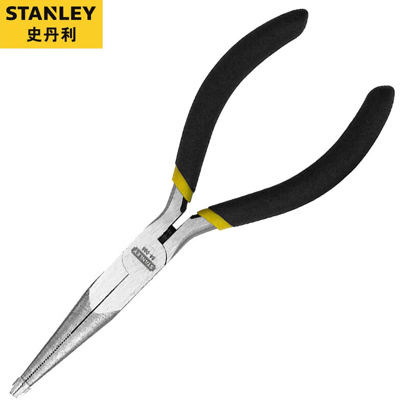 史丹利(Stanley) 84-096-23 黑柄迷你针嘴钳5"