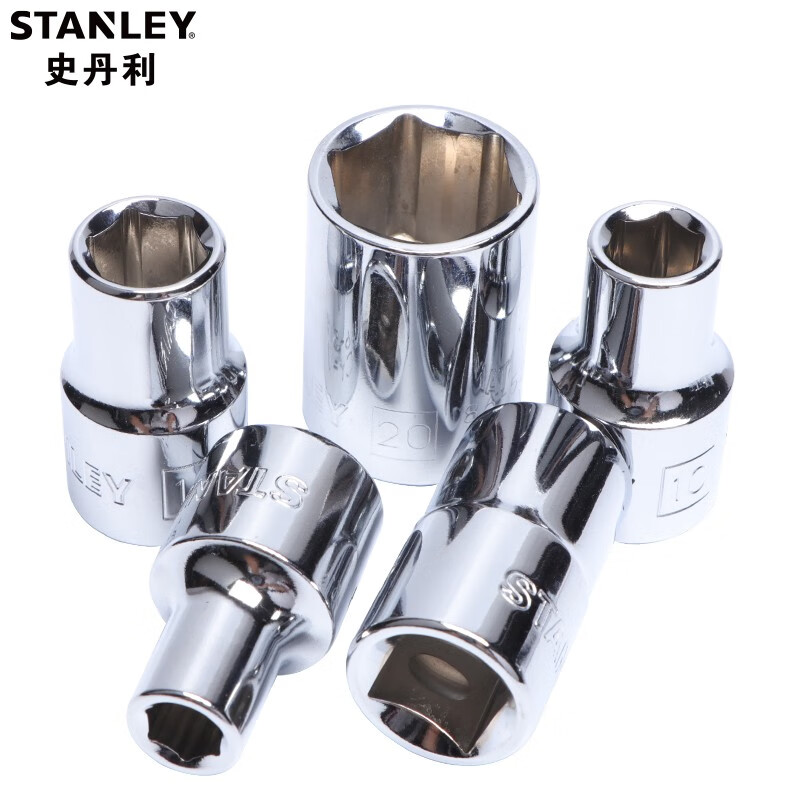 史丹利（Stanley） 86-525-1-22 12.5MM系列公制6角标准套筒25mm （单位：个）