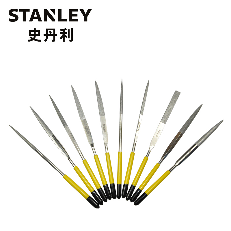 史丹利（Stanley） 22-324-23 10件套金刚石整形锉4x160mm （单位：套）