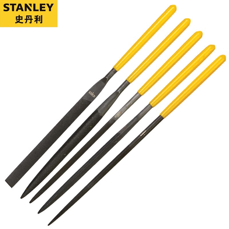 史丹利（Stanley） 22-421-23 5件套什锦钢锉组套3x140mm （单位：套）