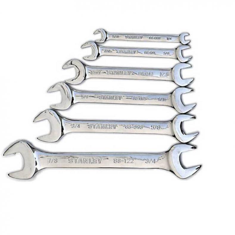 史丹利(Stanley) 88-103-1-22 英制精抛光双开口扳手11/16"x13/16"