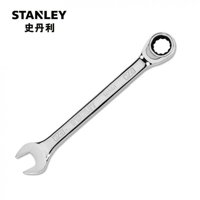 史丹利(Stanley) 89-910-1-22 公制精抛光棘开两用快扳10mm