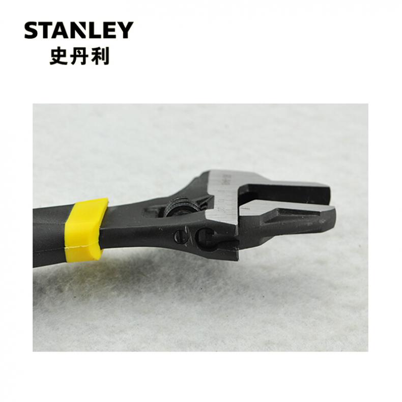 史丹利(Stanley) 90-948-23 双色柄铬钒钢活动扳手8"