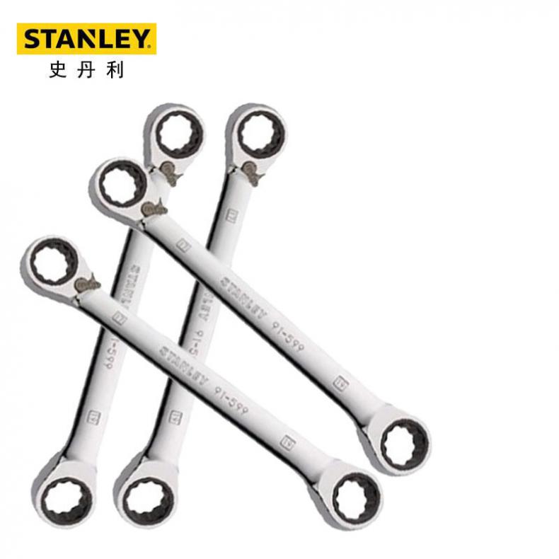 史丹利(Stanley) 91-594-1L-22 英制棘轮双梅花双向棘轮扳手9/16x5/8"