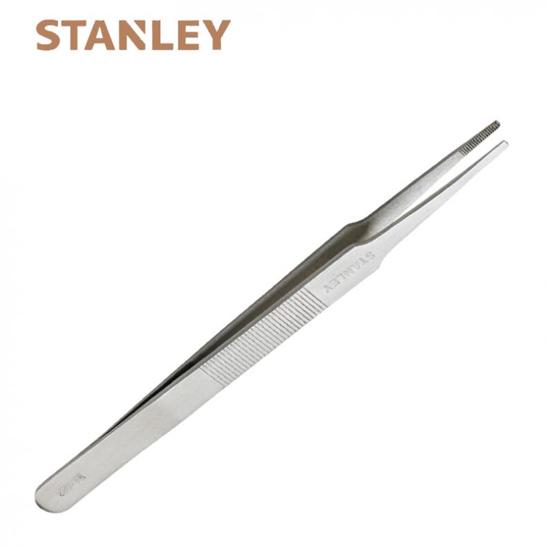 史丹利(Stanley) 94-519-23 宽头防滑长镊子175mm