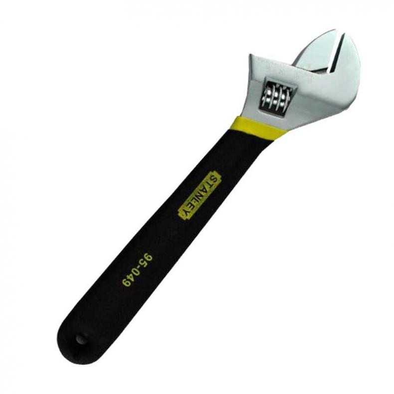 史丹利(Stanley) 95-049-1-23 沾塑柄活络扳手12"