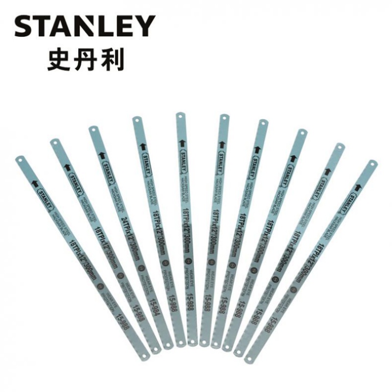 史丹利(Stanley) 95-296-23 18齿高速钢锯条12"(x10)