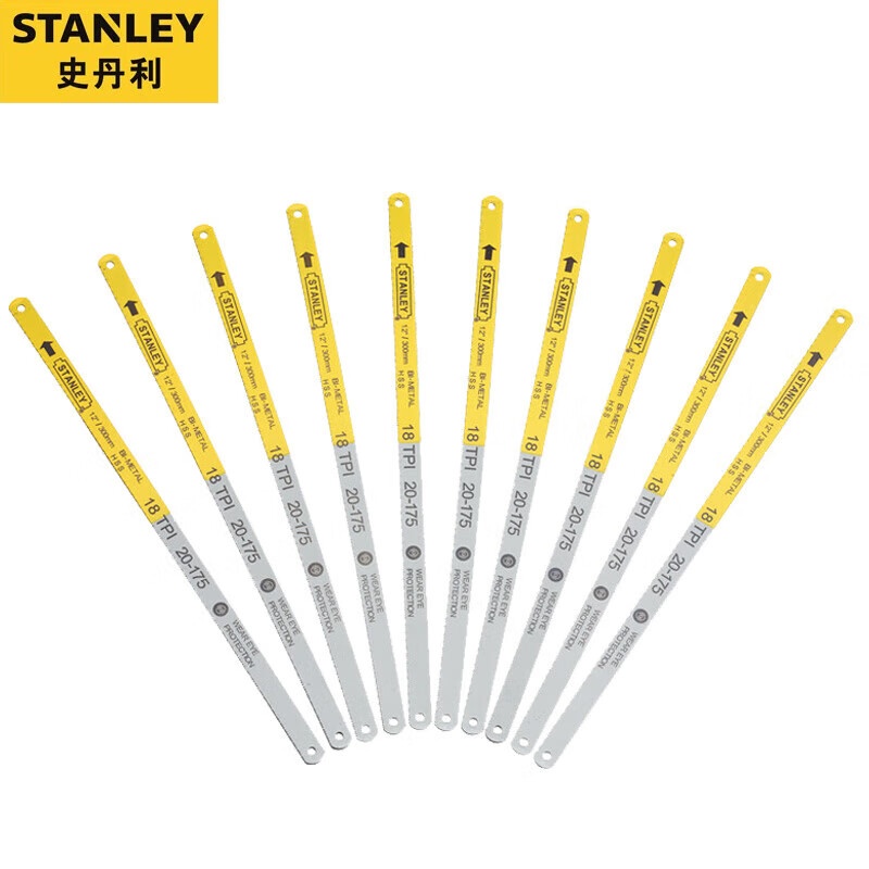 史丹利(Stanley) 95-299-23 32齿双金属锯条12"(x10)