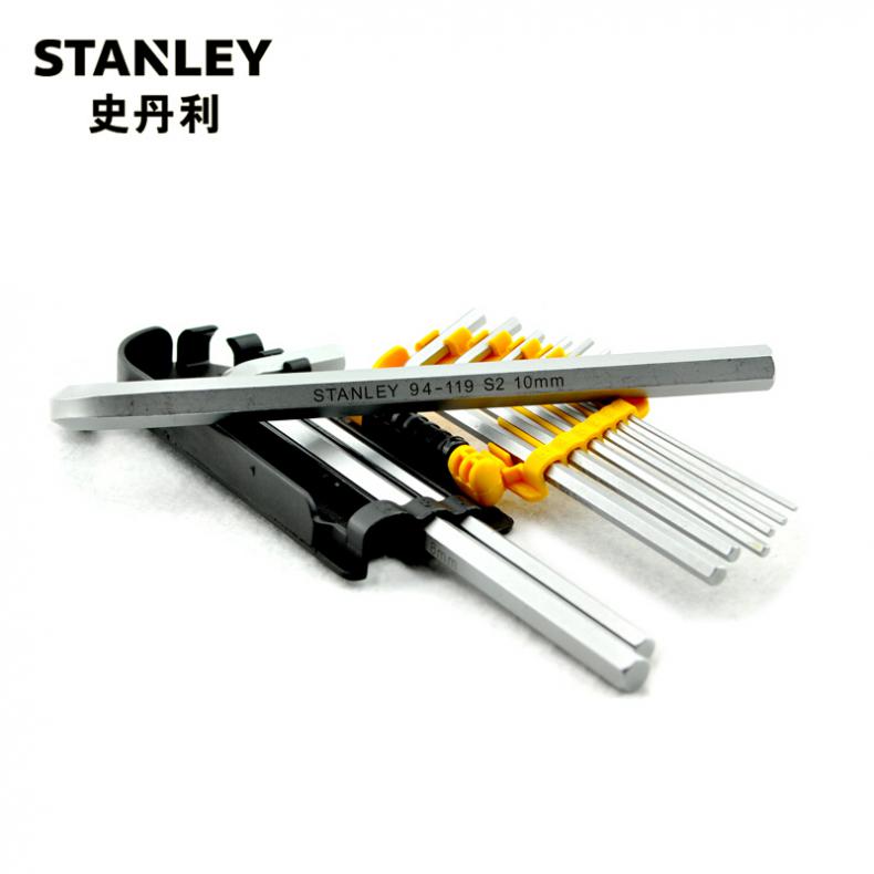 史丹利(Stanley) STMT94158-8-23 9件套公制加长球头内六角扳手1.5-10mm