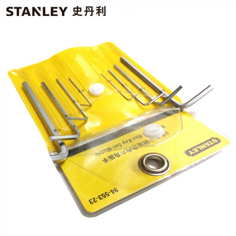 史丹利(Stanley) STMT94553-8-23 8件套公制迷你内六角扳手0.7-4mm